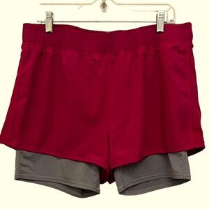 JOCKEY SHORTS, Running Shorts, Pink/Gray Size L